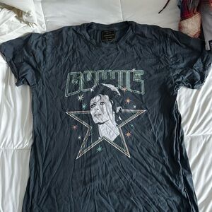 David Bowie Retro Brand Black Label Tee